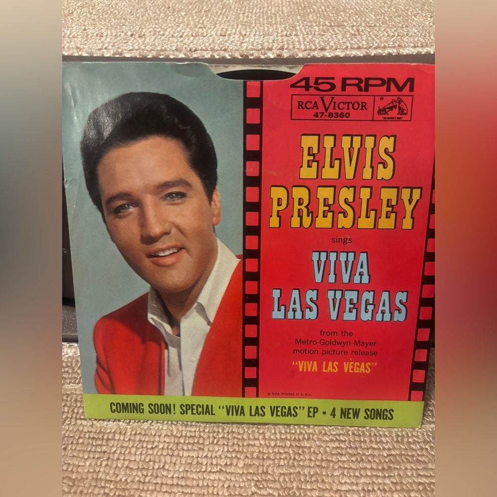 Elvis Presley Viva Las Vegas 45 RPM Record EX RCA